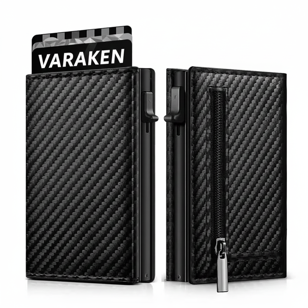 Varaken™ Carbon Fiber RFID Pop-Up Wallet