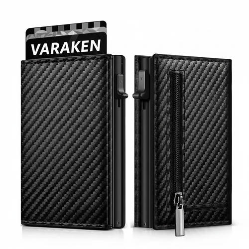 Varaken™ Carbon Fiber RFID Pop-Up Wallet